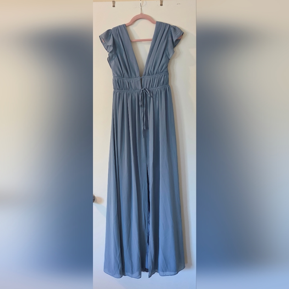 Lulu's Blue Maxi Dress